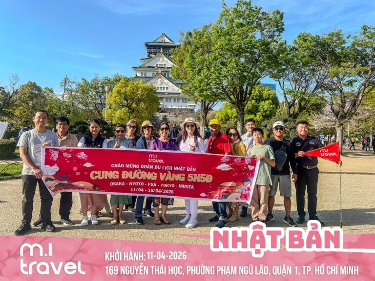 Kỉ niệm hành trình Tour NHẬT BẢN ngày 11/04/2026 | M.I Travel